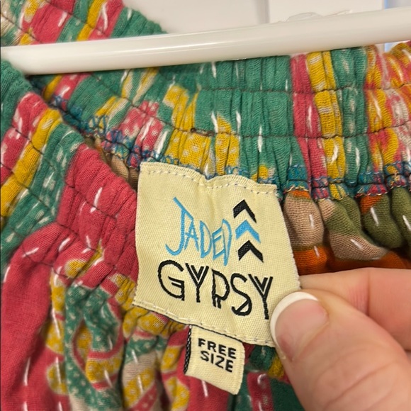 Colorful Bohemian Midi Skirt - Picture 3 of 4